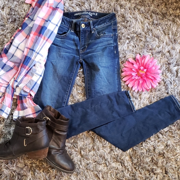American Eagle Outfitters Denim - SALE⚡️AMERICAN EAGLE SUPER STRETCH JEGGINGS SZ 00